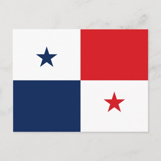 Vlag van Panama Briefkaart (Voorkant)