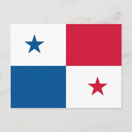 Vlag van Panama Briefkaart (Voorkant)