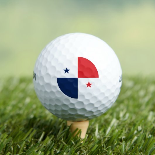 Vlag van Panama Golfballen (Insitu Shirt)