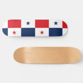Vlag van Panama Skateboard (Horizontaal)