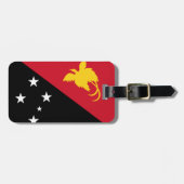 Vlag van Papoea-Nieuw-Guinea - Persoonlijke identi Bagagelabel (Voorkant horizontaal)