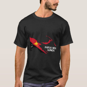 Vlag van Papoea-Nieuw-Guinea T-shirt