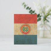  vlag van Paraguay Briefkaart (Staand voorkant)