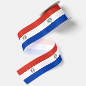 Vlag van Paraguay Lint (Achterkant)