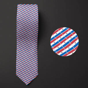 Vlag van Paraguay Patroon Stropdas