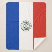 Vlag van Paraguay Sherpa Deken (Voorkant)