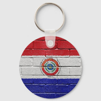 Vlag van Paraguay Sleutelhanger