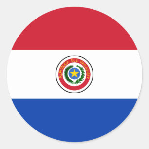 Vlag van Paraguay Sticker