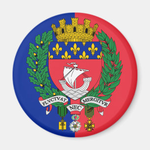 Vlag van Parijs, France Magnet Magneet