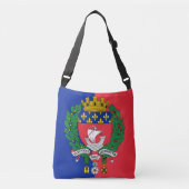 Vlag van Parijs, Frankrijk Crossbody Tas (Voorkant)
