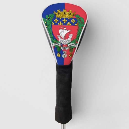 Vlag van Parijs, Frankrijk Golfheadcover (Voorkant)