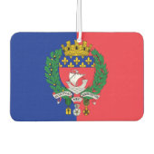 Vlag van Parijs, Frankrijk Luchtverfrisser (Voorkant)