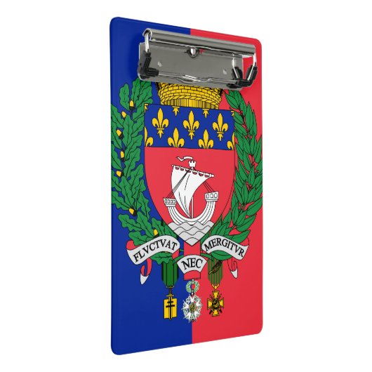 Vlag van Parijs, Frankrijk Mini Klembord (Schuin)
