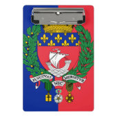 Vlag van Parijs, Frankrijk Mini Klembord (Voorkant)