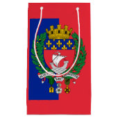 Vlag van Parijs, Frankrijk Small Gift Bag Klein Cadeauzakje (Voorkant)