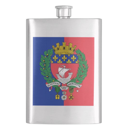 Vlag van Parijs, Franse fles Flacon (Voorkant)