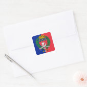 Vlag van Parijs, Franse Square Sticker (Envelop)