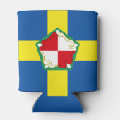 Vlag van Pembrokeshire Koelbox Blikjeskoeler (Achterkant)