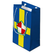 Vlag van Pembrokeshire Small Gift Bag Klein Cadeauzakje (Achterkant Gekanteld)