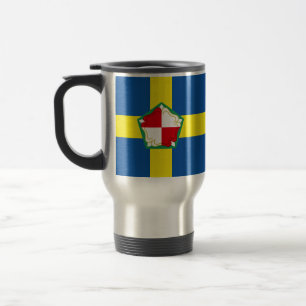 Vlag van Pembrokeshire Travel Mug Reisbeker
