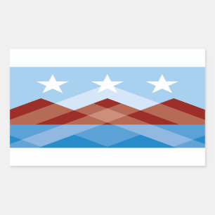 Vlag van Peoria, Arizona Rechthoekige Sticker