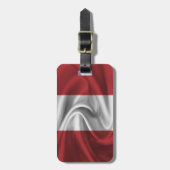 Vlag van Peru Bagagelabel (Voorkant verticaal)