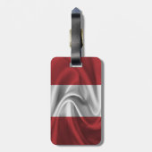 Vlag van Peru Bagagelabel (Achterkant verticaal)