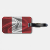 Vlag van Peru Bagagelabel (Achterkant horizontaal)