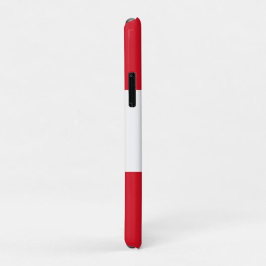 Vlag van Peru Case-Mate iPhone Case (Achterkant/rechts)