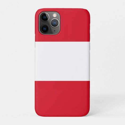 Vlag van Peru Case-Mate iPhone Case (Achterkant)