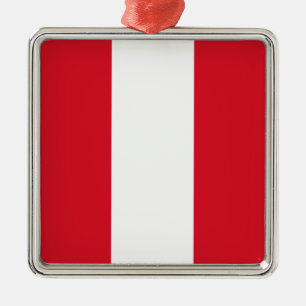 Vlag van Peru (Peruviaanse vlag) keramiek ornament