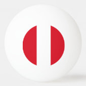 Vlag van Peru Pingpongballen (Achterkant)