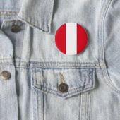 Vlag van Peru Ronde Button 5,7 Cm (In situ)
