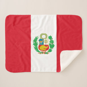 Vlag van Peru Sherpa Deken