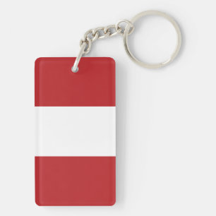 Vlag van Peru Sleutelhanger