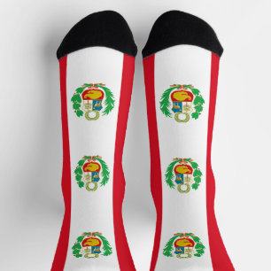 Vlag van Peru Sokken