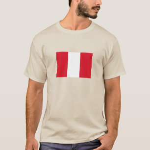 Vlag van Peru T-shirt