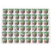 Vlag van Peru Voetbal Large Cadeauzakje (Voorkant)