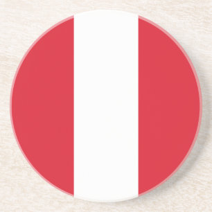 Vlag van Peru Zandsteen Onderzetter