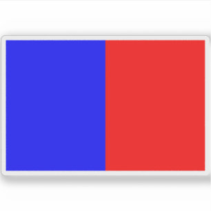 Vlag van Petite-Synthe, Noord Sticker