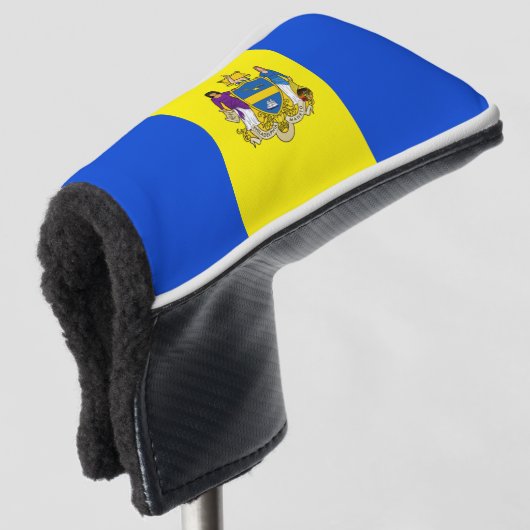 vlag van Philadelphia Golfheadcover (3/4 voorkant)