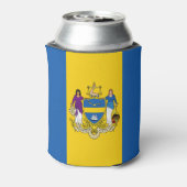 Vlag van Philadelphia, Koelbox van Pennsylvania Blikjeskoeler (Blikje Achterkant)