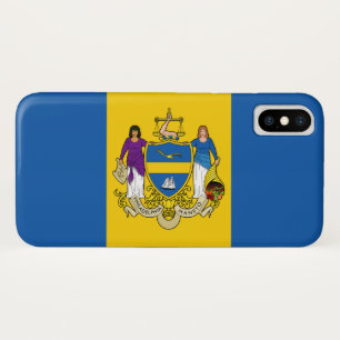 Vlag van Philadelphia (Pennsylvania) iPhone X Hoesje