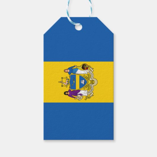Vlag van Philadelphia, Pennsylvania Gift Labels Cadeaulabel (Voorkant)