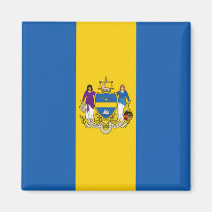 Vlag van Philadelphia (Pennsylvania) Magneet