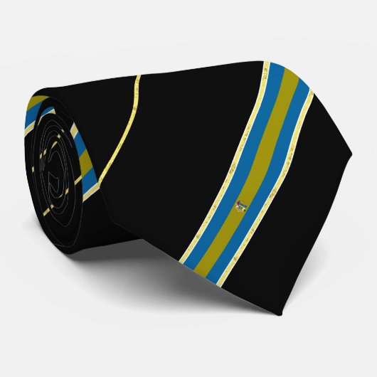 vlag van Philadelphia-strepen Stropdas (Opgerold)