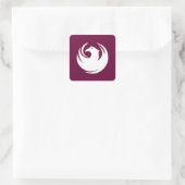 Vlag van Phoenix, Arizona Vierkante Sticker (Tas)