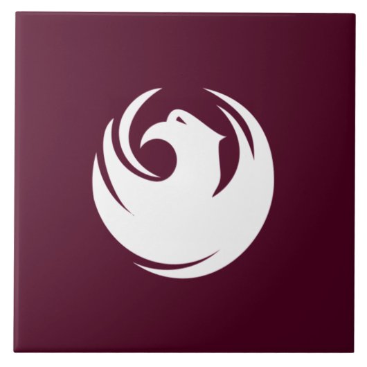 vlag van Phoenix Tegeltje (Voorkant)