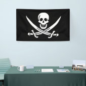 Vlag van Pirate Jolly Roger Spandoek (Beurs)