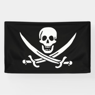 Vlag van Pirate Jolly Roger Spandoek